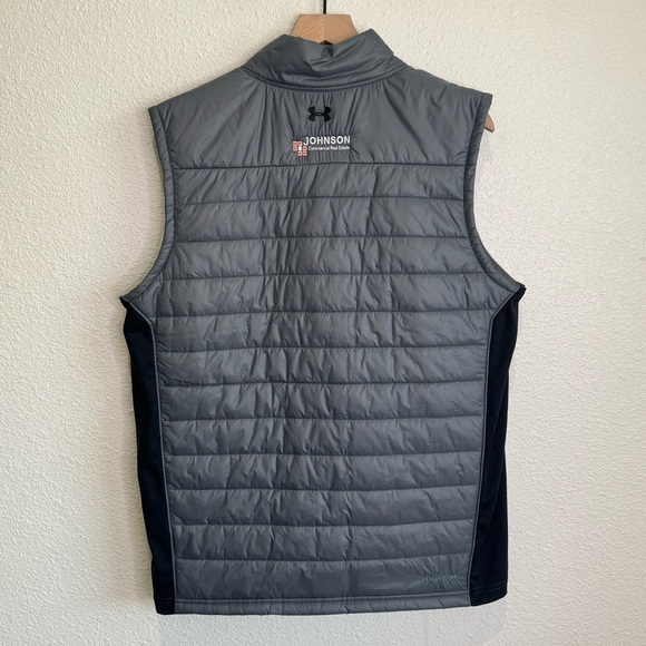 NWT Under Armour Storm Vest Men's Large Black Insulated Puffer Vest Logo Casual - Picture 8 of 10
